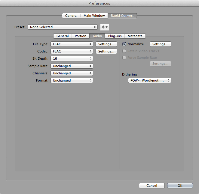 Fast Conversion with Rapid Convert